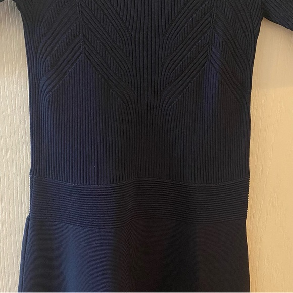 SANDRO Brunella Dress in Navy Blue - 2/4 - Picture 10 of 16